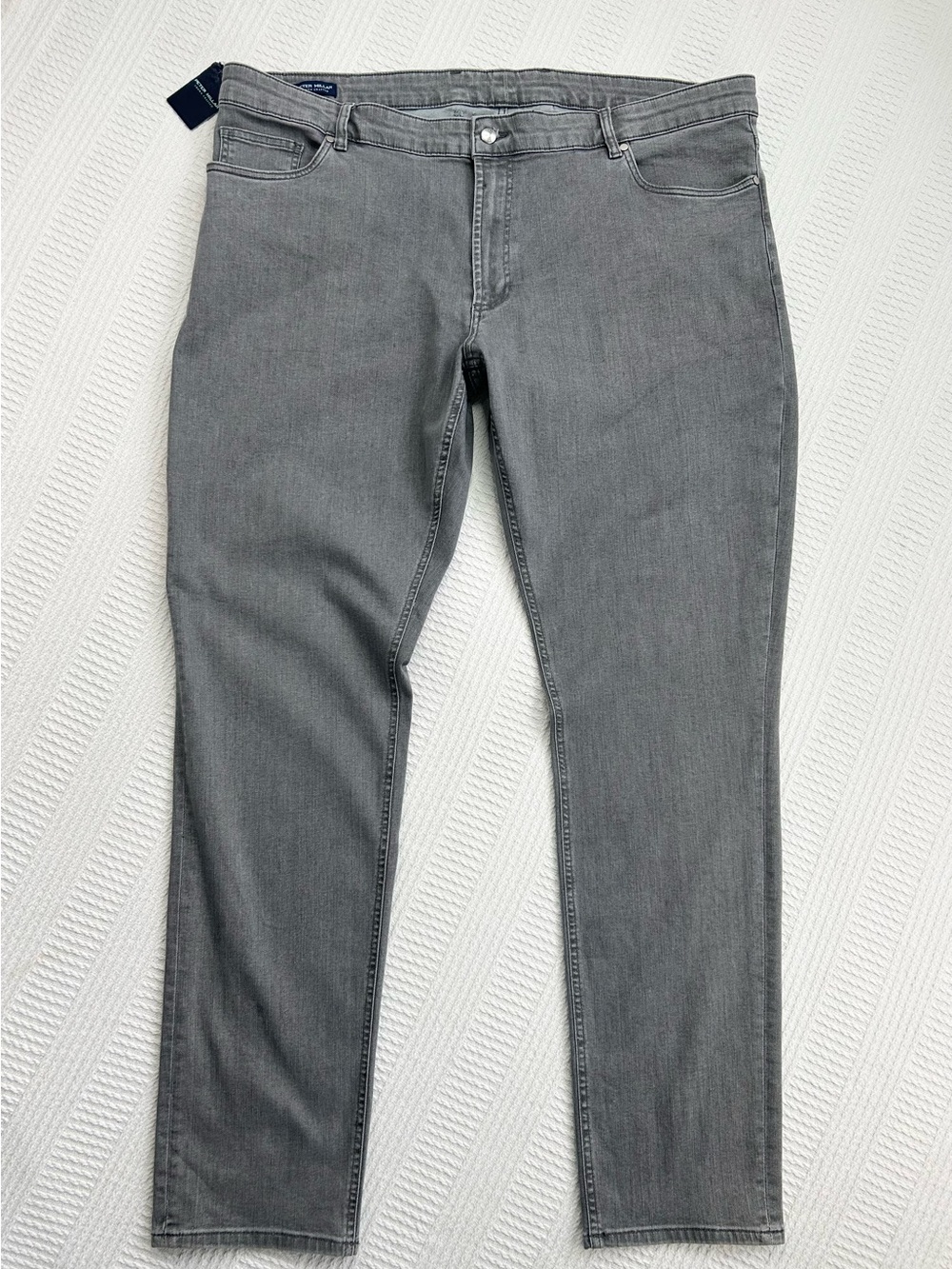 Peter Millar Crown Crafted Denim Tapered Gale (Gray) Jeans Size W44 x L35